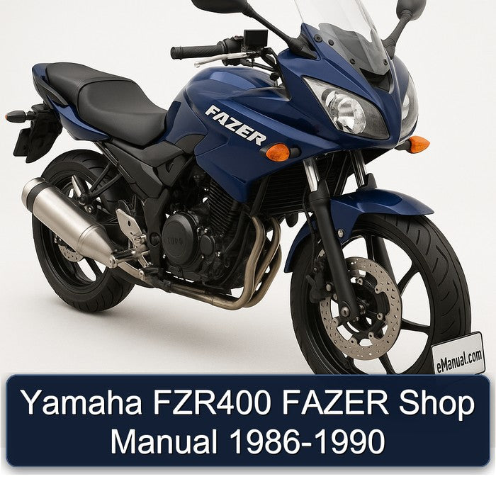 1986-1990 Yamaha Fazer FZR400 Shop Service Repair Workshop Manual PDF