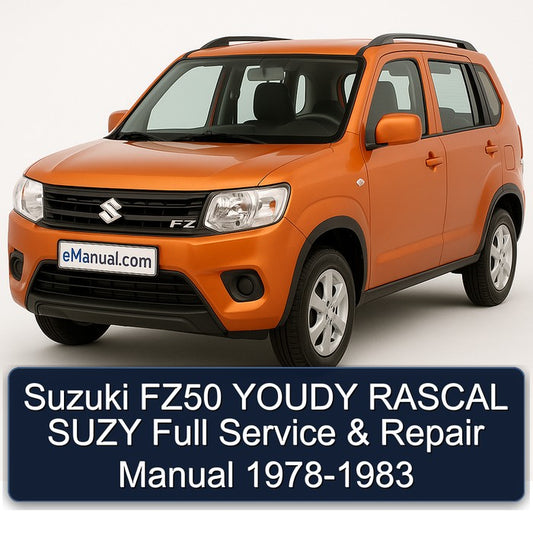 1978-1983 Suzuki FZ Models FZ50 Youdy Rascal Suzy Service Repair Workshop Manual