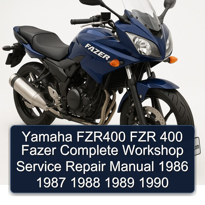 1986-1990 Yamaha Fazer FZR400 FZR 400 Service Repair Workshop Manual PDF