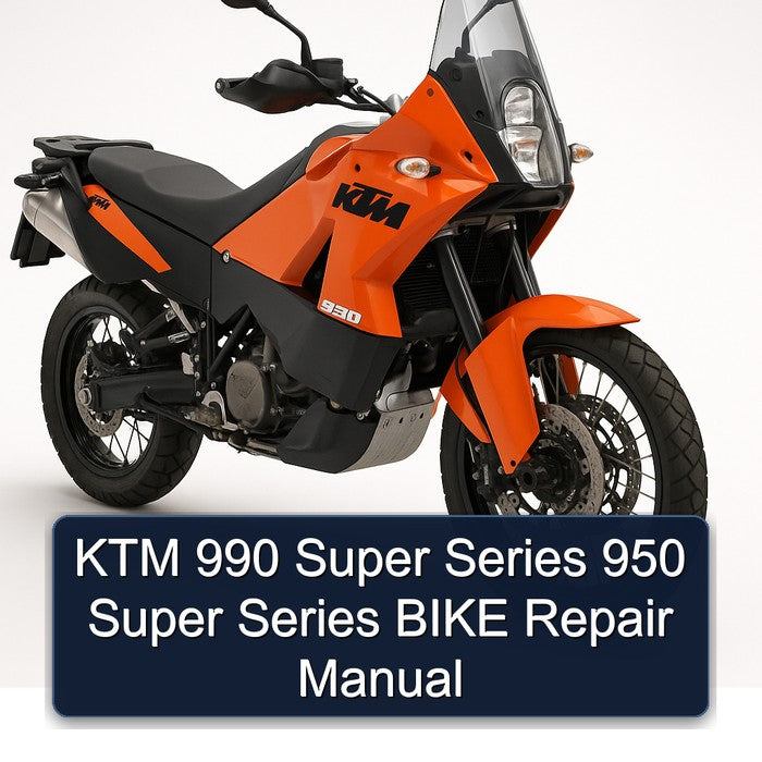 KTM 950 990 Super Series Bike Service Repair Workshop Manual PDF