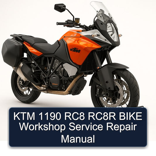 KTM 1190 RC8 RC8R Bike Service Repair Workshop Manual