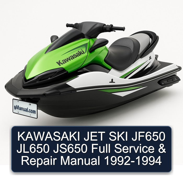 1992-1994 Kawasaki JET SKI JF650 JL650 JS650 Service Repair Workshop Manual PDF