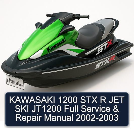 2002-2003 Kawasaki 1200 STX R JET SKI JT1200 Service Repair Workshop Manual