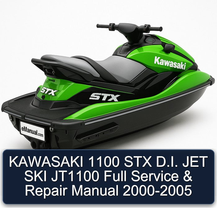 2000-2005 Kawasaki 1100 STX D.i. JET SKI JT1100 Service Repair Workshop Manual PDF