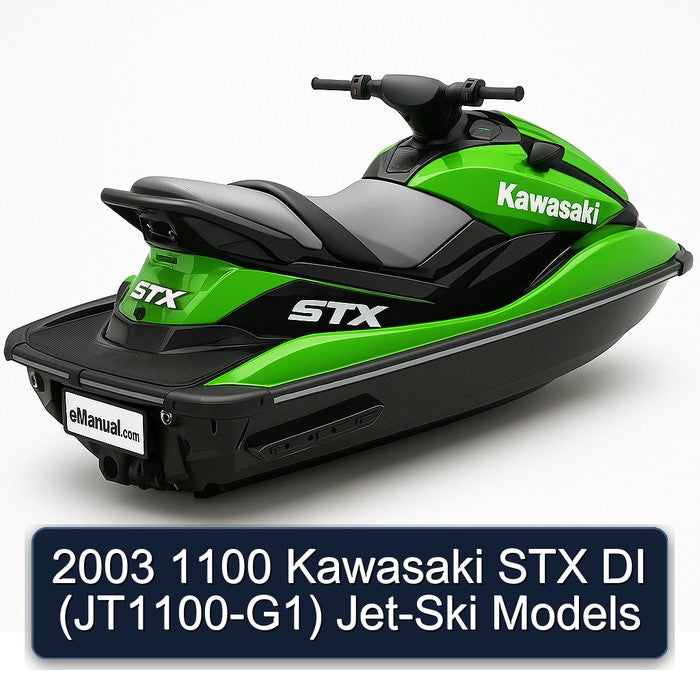 Kawasaki STX DI (JT1100-G1) Jet-Ski Models