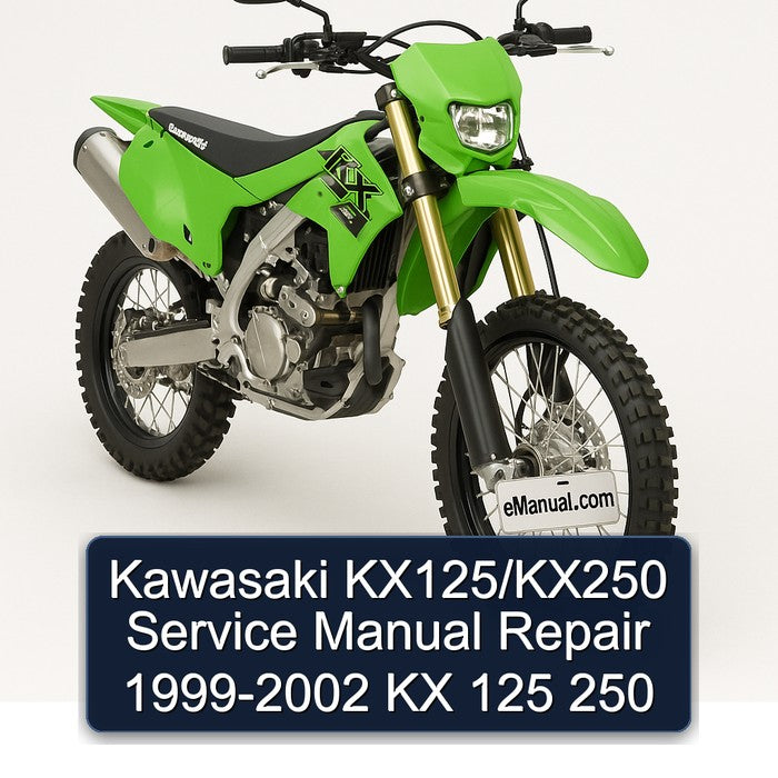 1999-2002 Kawasaki KX Series Kx125/kx250 - 125 250 Service Repair Workshop Manual PDF