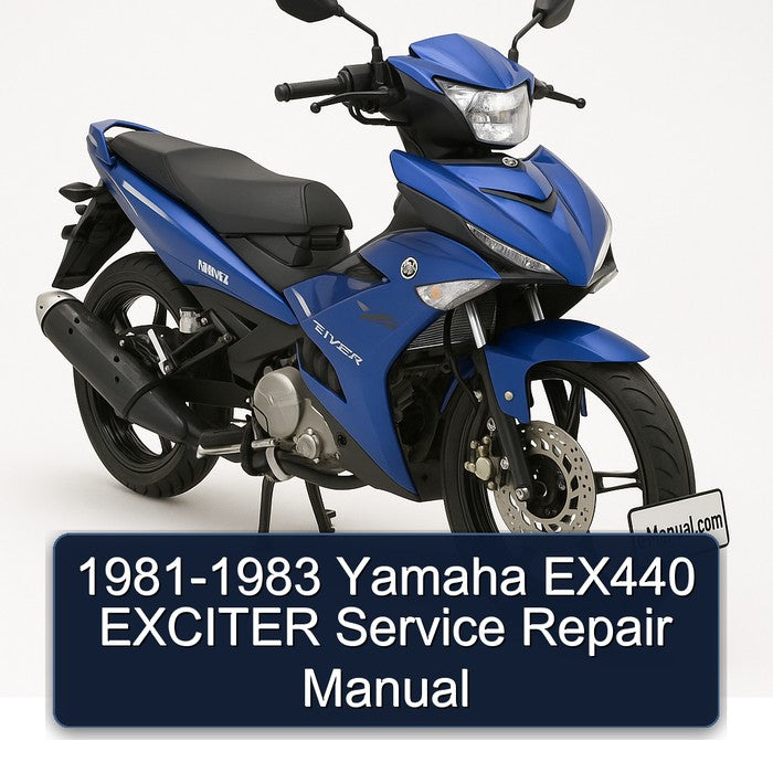 1981-1983 Yamaha Exciter EX440 Service Repair Workshop Manual PDF