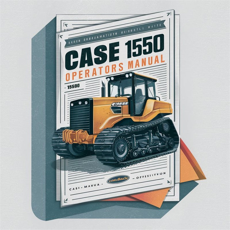 Case 1550 Crawler Operators Operator's Manual PDF