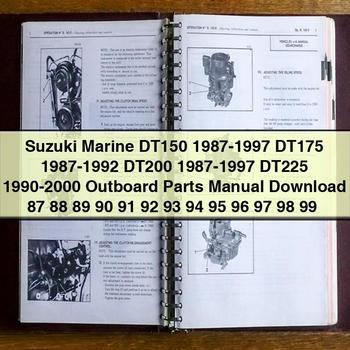 1987-2000 Suzuki Marine Outboard Parts Catalog PDF