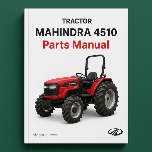 MAHINDRA 4510 Tractor Parts Manual