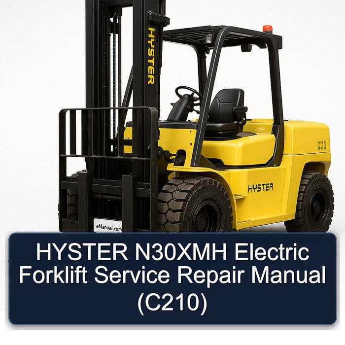 Hyster N30XMH Electric Forklift (C210) Service Repair Workshop Manual PDF