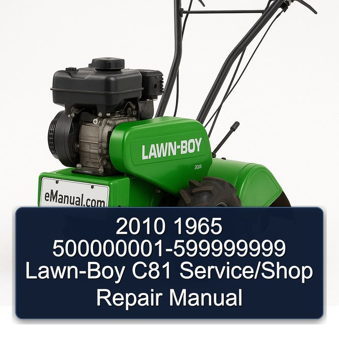 500000001-599999999 LAWN-BOY C81 /shop Service Repair Workshop Manual PDF