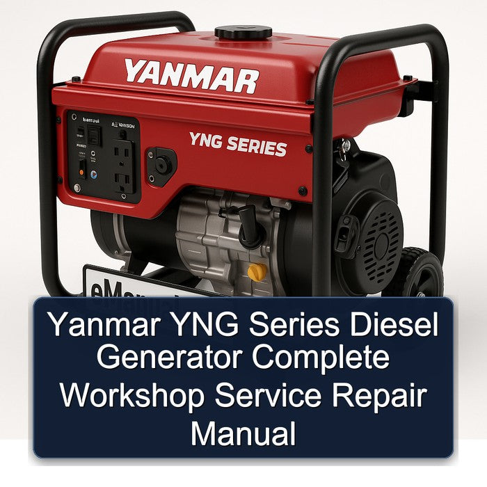 Yanmar YNG Series Diesel Generator Service Repair Workshop Manual PDF