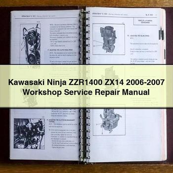 2006-2007 Kawasaki Ninja ZZR1400 ZX14 Service Repair Workshop Manual