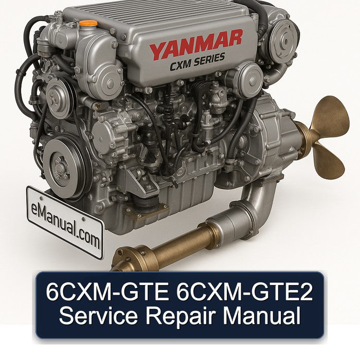 6CXM-GTE 6CXM-GTE2 Service Repair Workshop Manual PDF