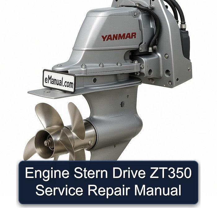 Engine Stern Drive ZT350 Service Repair Workshop Manual PDF