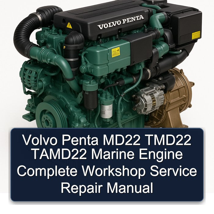 Volvo Penta MD22 TMD22 Tamd22 Marine Engine Service Repair Workshop Manual PDF