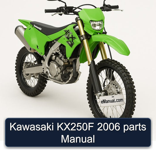 2006 Kawasaki KX Series KX250F Parts Catalog