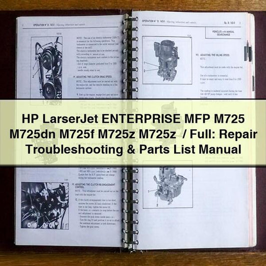 HP Larserjet Enterprise MFP M725 M725DN M725F M725Z / : Parts Catalog
