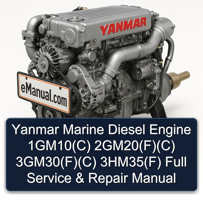 Yanmar Marine Diesel Engine 1gm10(c) 2gm20(f)(c) 3gm30(f)(c) 3hm35(f) Service Repair Workshop Manual