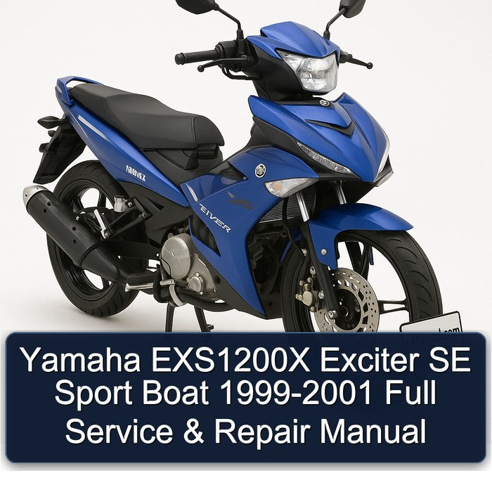 1999-2001 Yamaha EXS1200X Exciter SE Sport Boat Service Repair Workshop Manual PDF