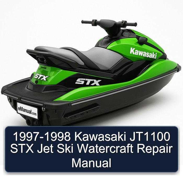 1997-1998 Kawasaki JT1100 STX Jet Ski Watercraft Service Repair Workshop Manual PDF