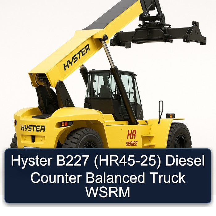 Hyster B227 (HR45-25) Diesel Counter Balanced Truck WSRM
