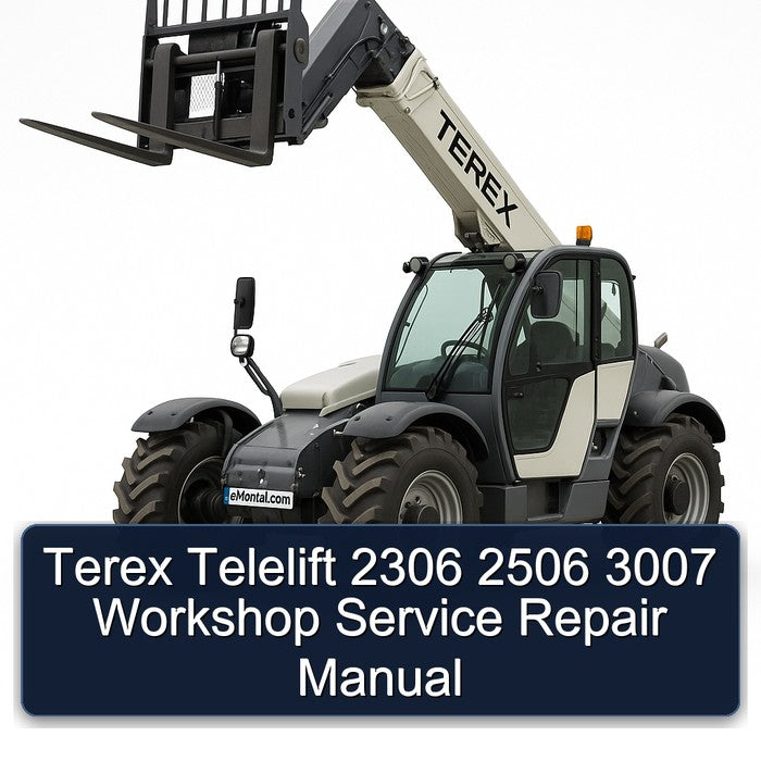 Terex Telelift 2306 2506 3007 Service Repair Workshop Manual PDF