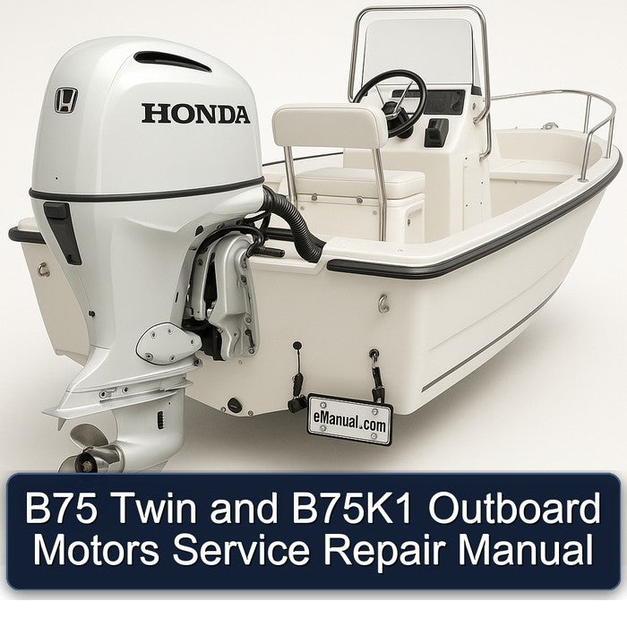 B75 Twin B75k1 Outboard Motors Service Repair Workshop Manual PDF