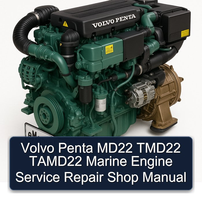 Volvo Penta MD22 TMD22 Tamd22 Marine Engine Shop Service Repair Workshop Manual PDF