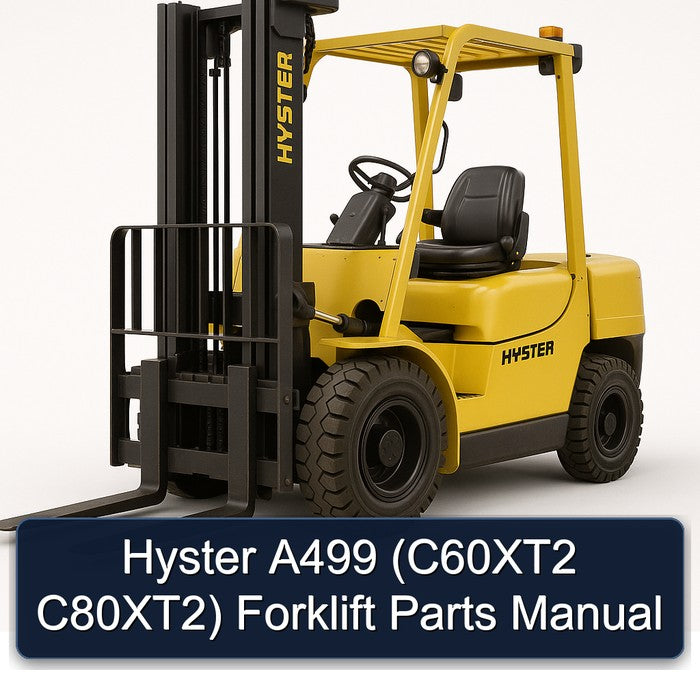 Hyster A499 (c60xt2 C80xt2) Forklift Parts Catalog PDF