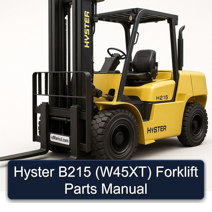 Hyster B215 (W45XT) Forklift Parts Catalog PDF