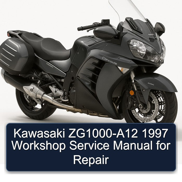 1997 Kawasaki Concours Models Zg1000-a12 Service Repair Workshop Manual PDF