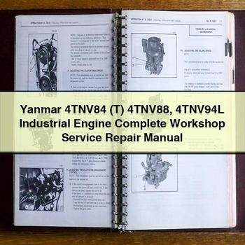 Yanmar 4tnv84 (T) 4tnv88 4tnv94l Industrial Engine Service Repair Workshop Manual PDF