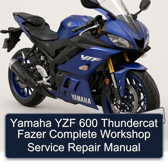 Yamaha Fazer YZF 600 Thundercat Service Repair Workshop Manual PDF