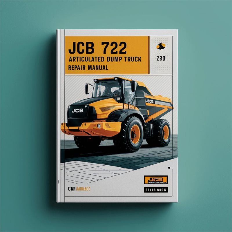 JCB 722 Articulated Dump Truck Service Repair Workshop Manual PDF