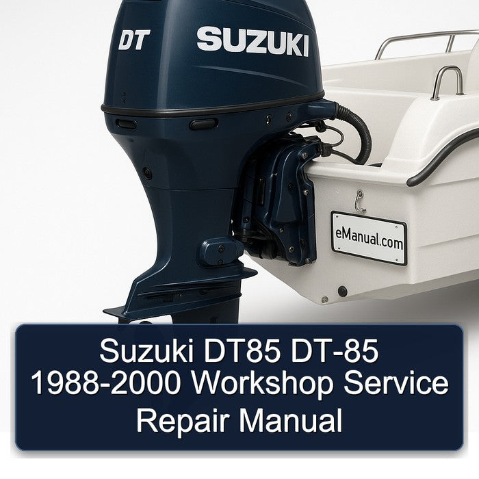 1988-2000 Suzuki DT85 DT-85 Service Repair Workshop Manual PDF