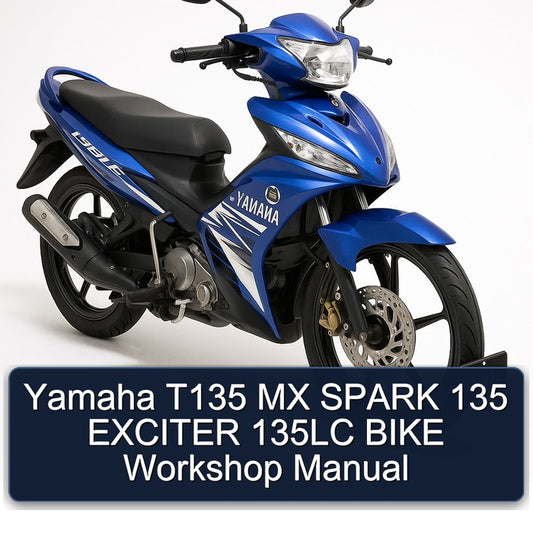 Yamaha 135LC T135 MX Spark 135 Exciter Bike Service Repair Workshop Manual