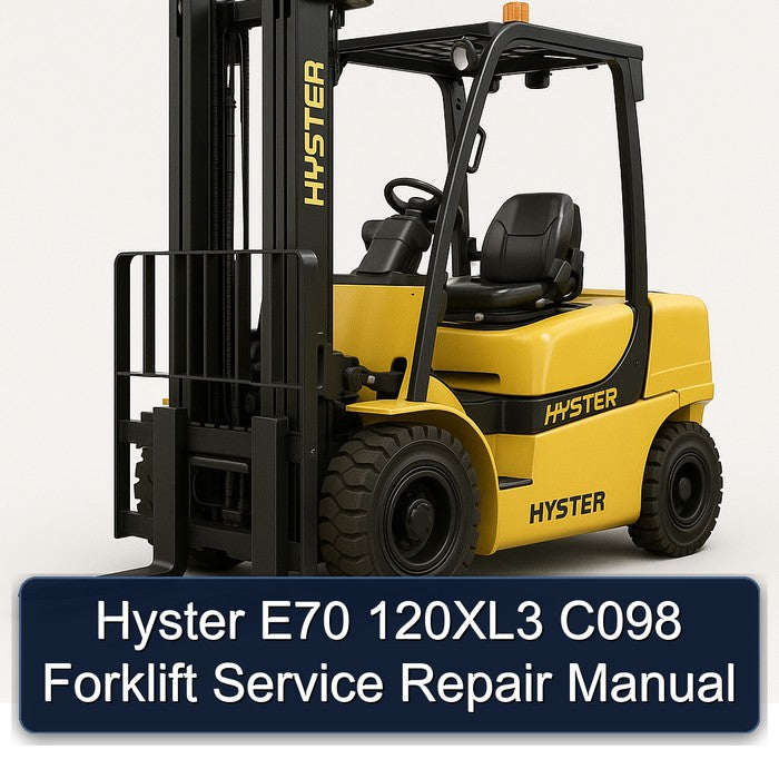 Hyster E70 120xl3 C098 Forklift Service Repair Workshop Manual PDF