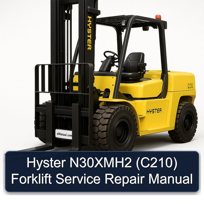 Hyster N30xmh2 (C210) Forklift Service Repair Workshop Manual PDF