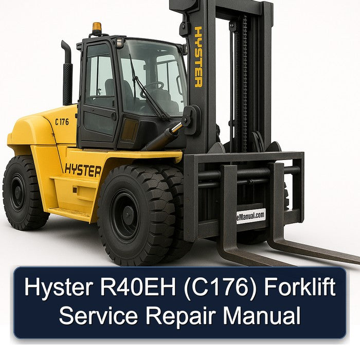 Hyster R40EH (C176) Forklift Service Repair Workshop Manual PDF
