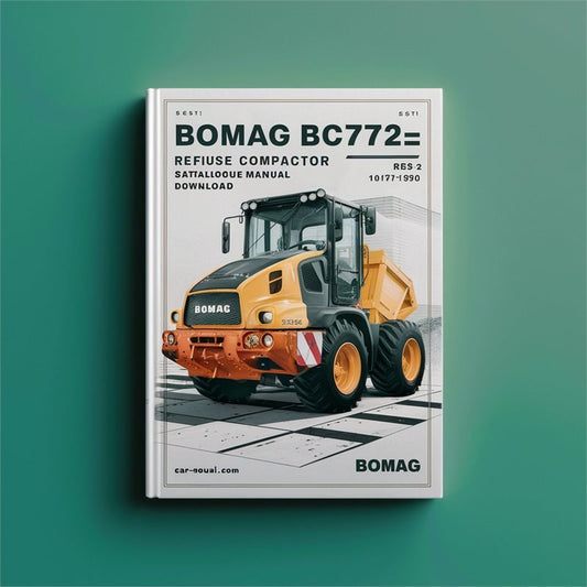 Bomag BC772 RS-2 Refuse Compactor Sn101570571001-101570579999 Parts Catalog