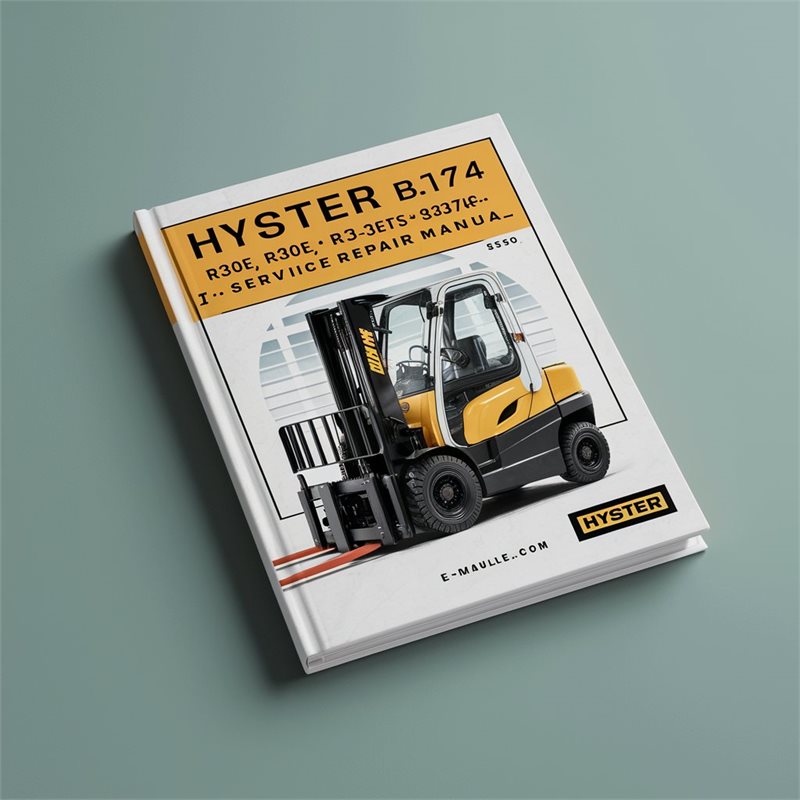 Hyster B174 (r30e R30EA R30EF R30ES R30F R30FA R30ff) Forklift Service Repair Workshop Manual PDF
