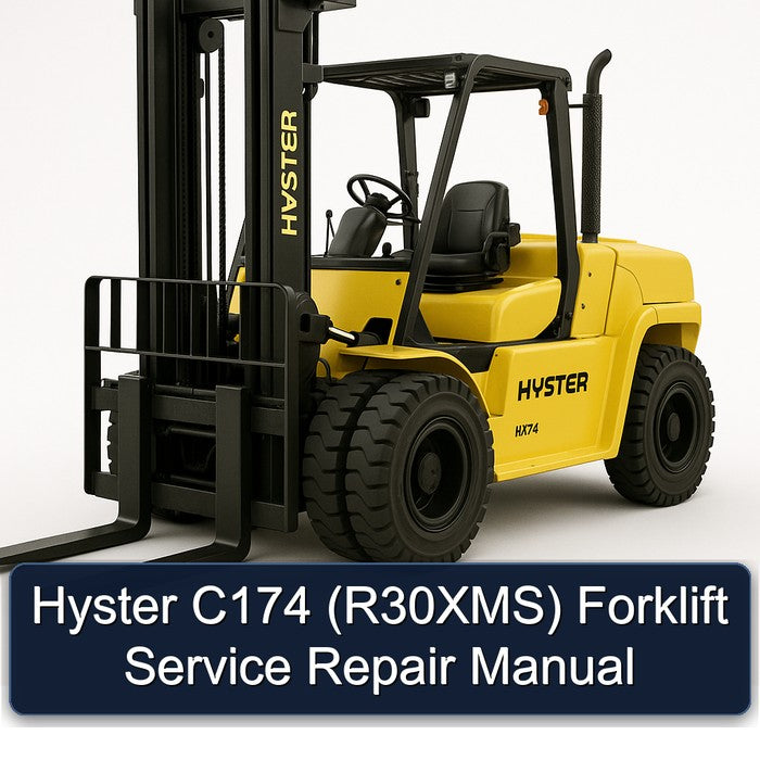 Hyster C174 (R30XMS) Forklift Service Repair Workshop Manual PDF
