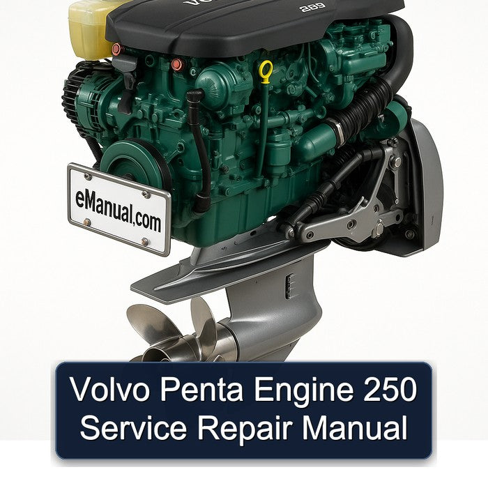 Volvo Penta Engine 250 Service Repair Workshop Manual PDF