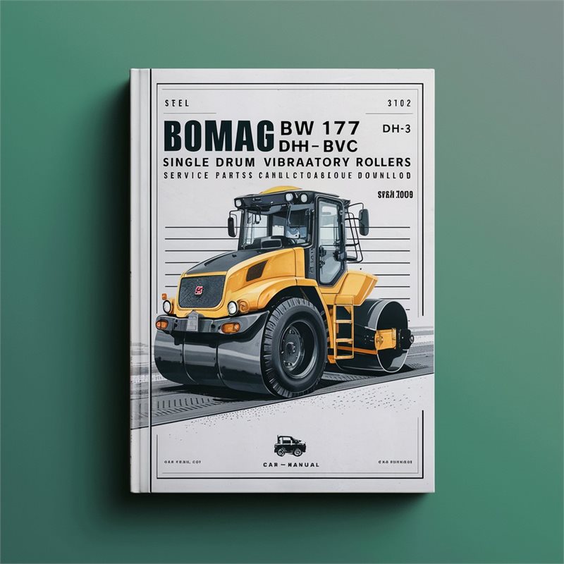 Bomag BW177 DH-3 BVC Single Drum Vibratory Rollers Sn101581101001-101581101010 Catalogue Parts Catalog PDF