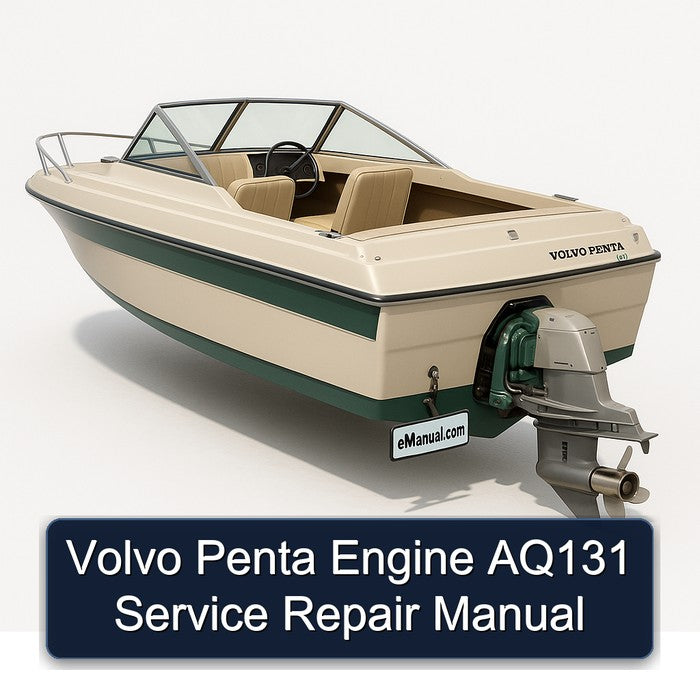Volvo Penta Engine AQ131 Service Repair Workshop Manual PDF