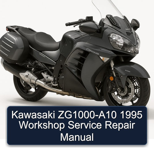 1995 Kawasaki Concours Models Zg1000-a10 Service Repair Workshop Manual