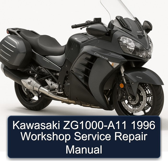 1996 Kawasaki Concours Models Zg1000-a11 Service Repair Workshop Manual PDF