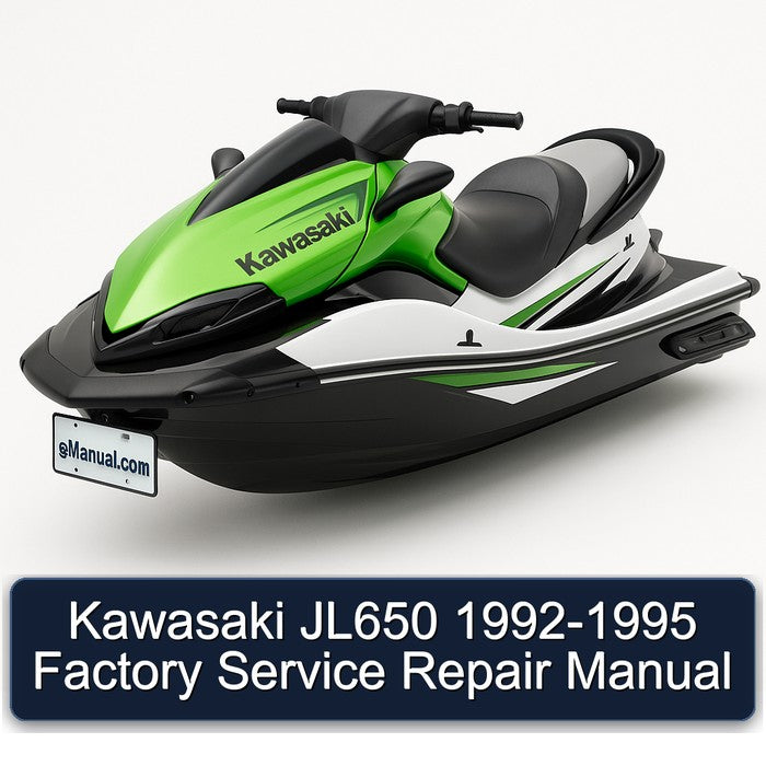 1992-1995 Kawasaki JL650 Service Repair Workshop Manual